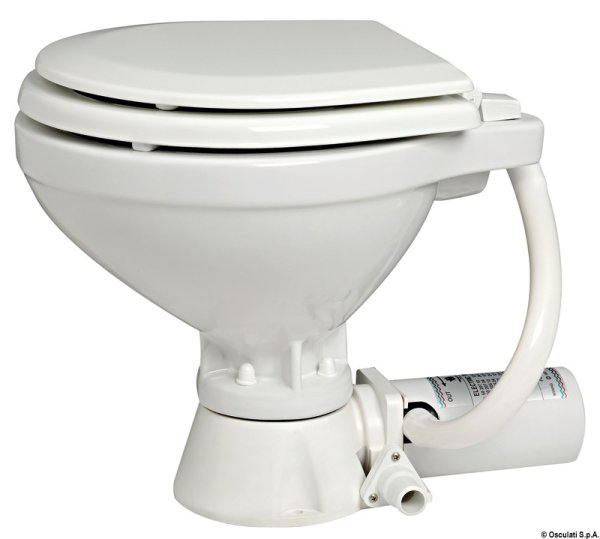 WC elettrico 12 V tavoletta legno - 50.205.12
